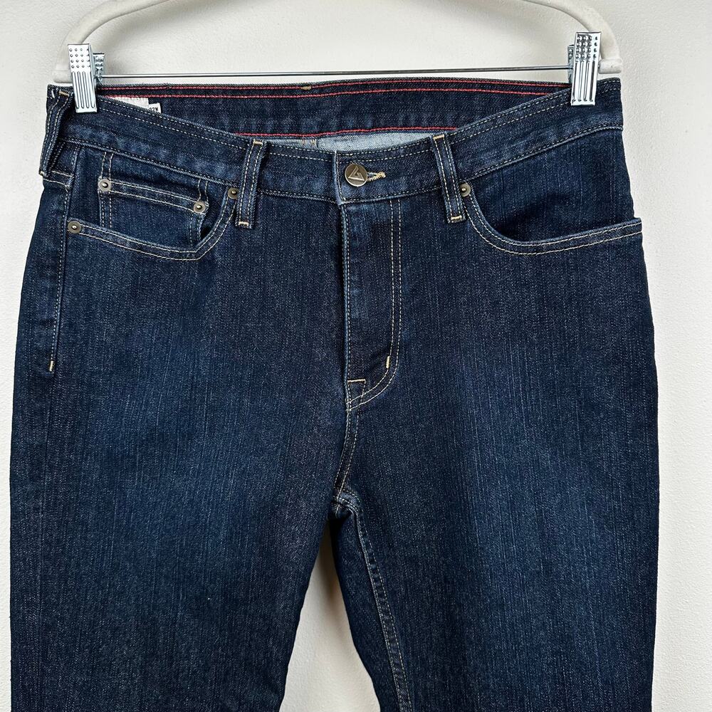 American Giant Men's 218 Straight Jeans Maritime Stretch Dark Wash 32x30 USA - Picture 2 of 8